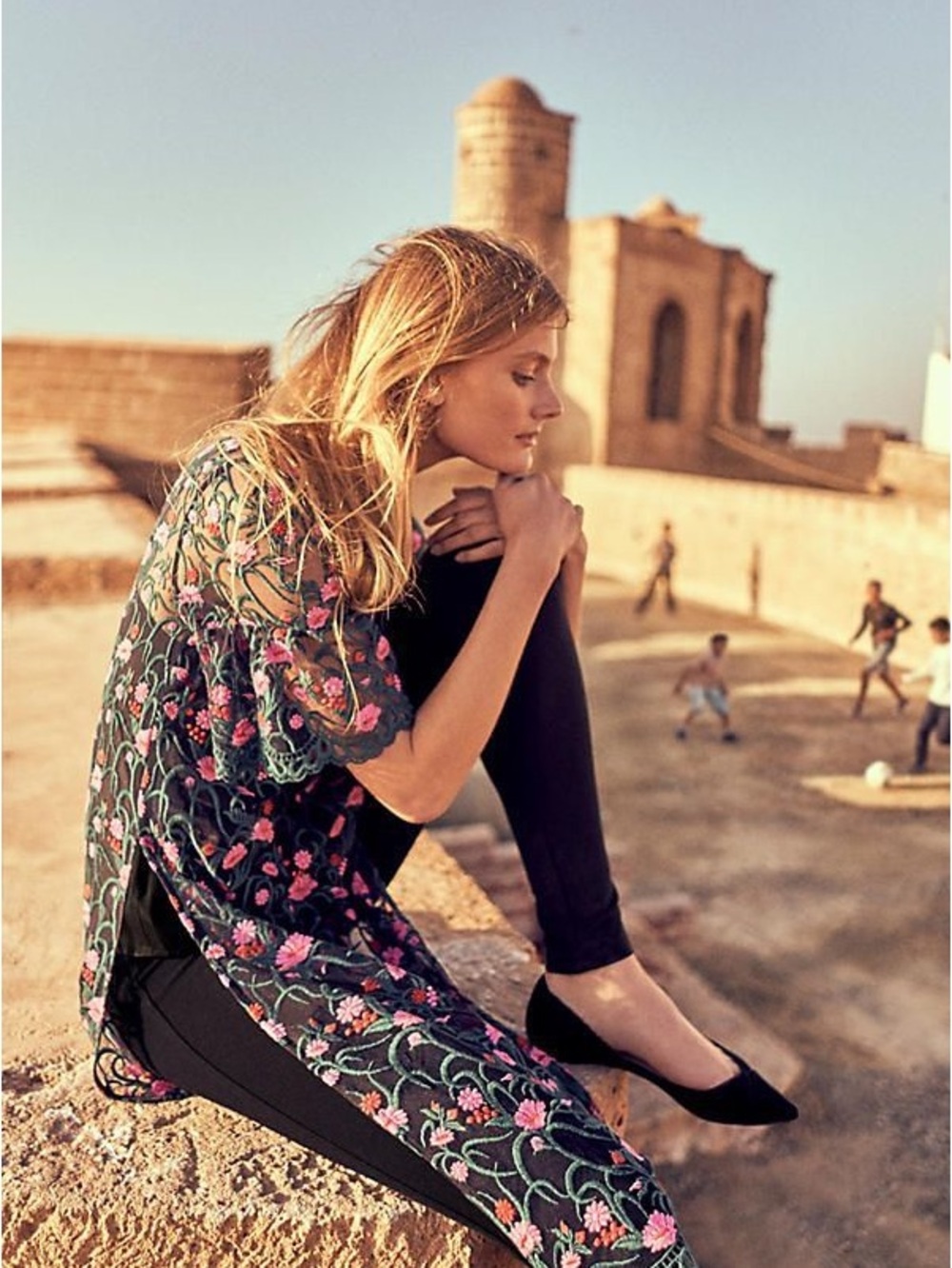 Anthropologie Moulinette Soeurs Embroidered Floral Lace Shift Dress XS‎ NWT - Picture 7 of 7